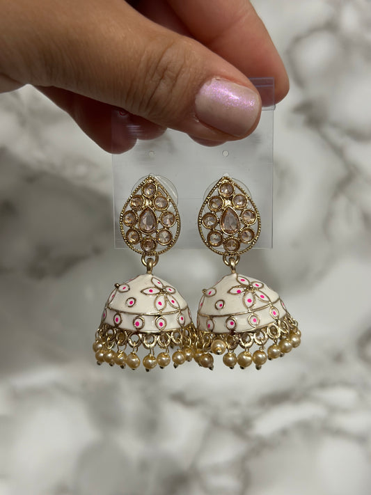 Meena drop jhumki