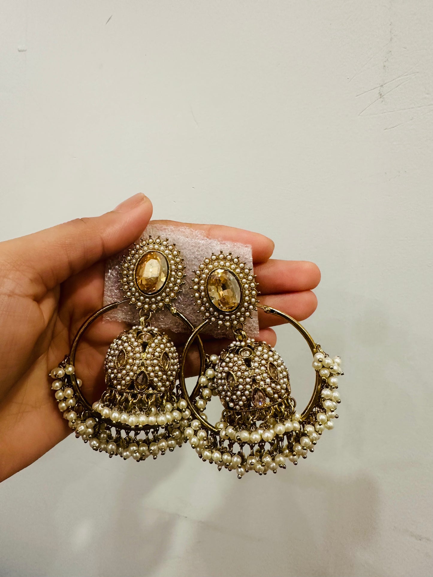 Mohini- baalis/jhumki gold