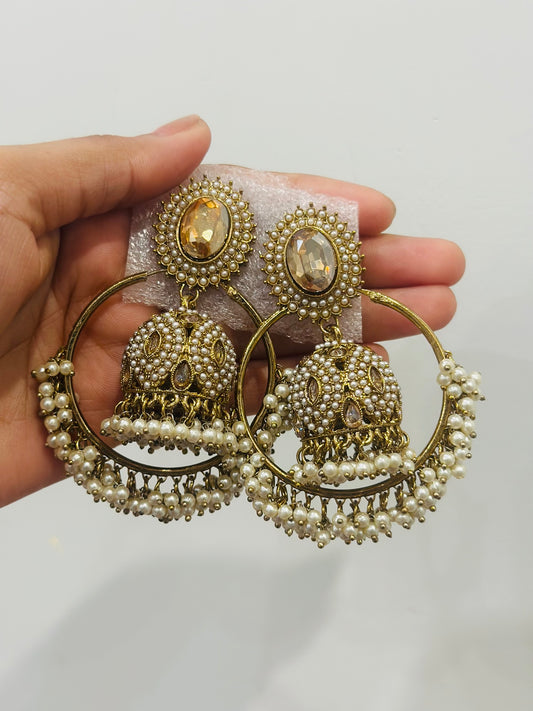 Mohini- baalis/jhumki gold