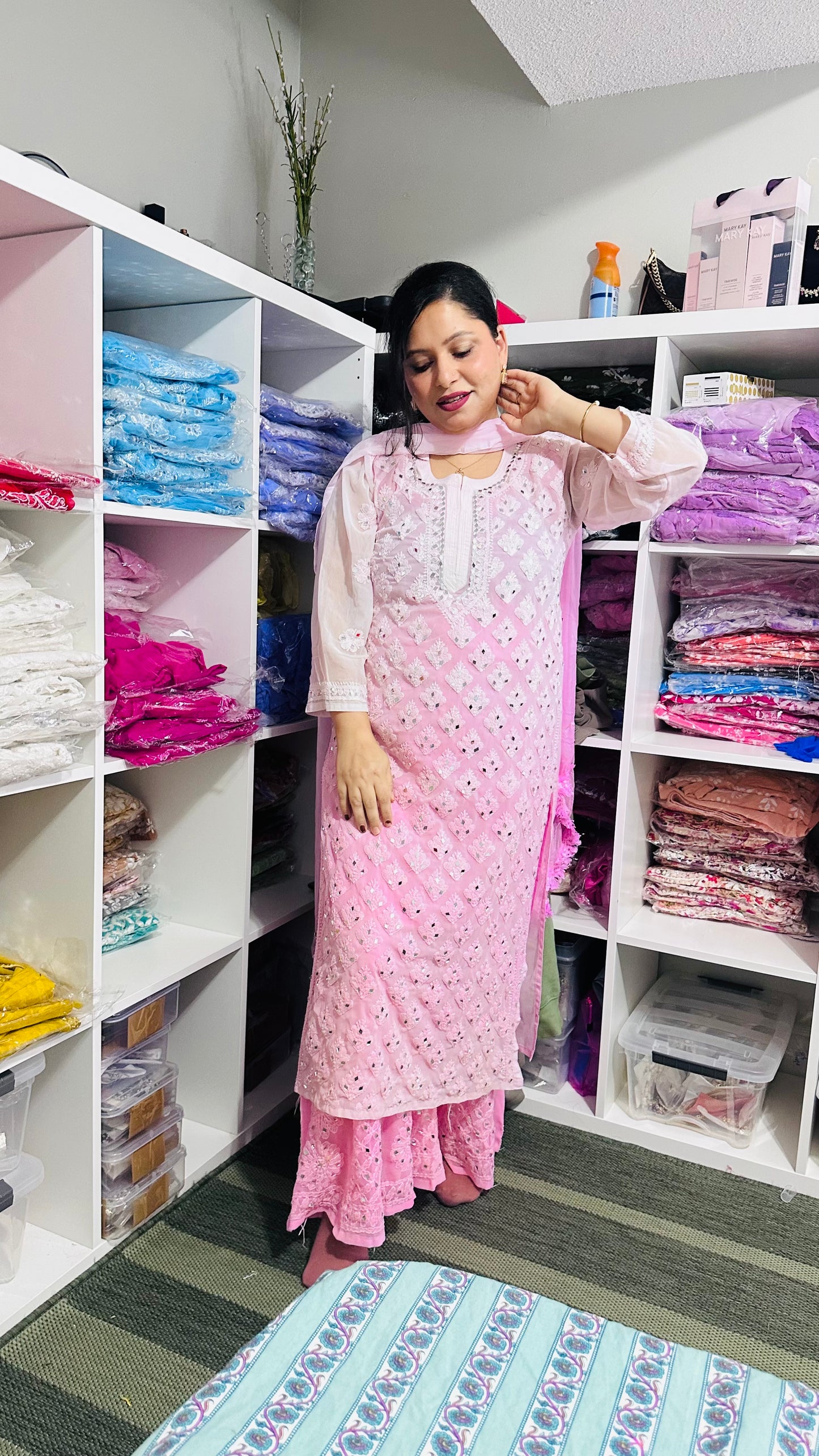 Chikankari sharara suit