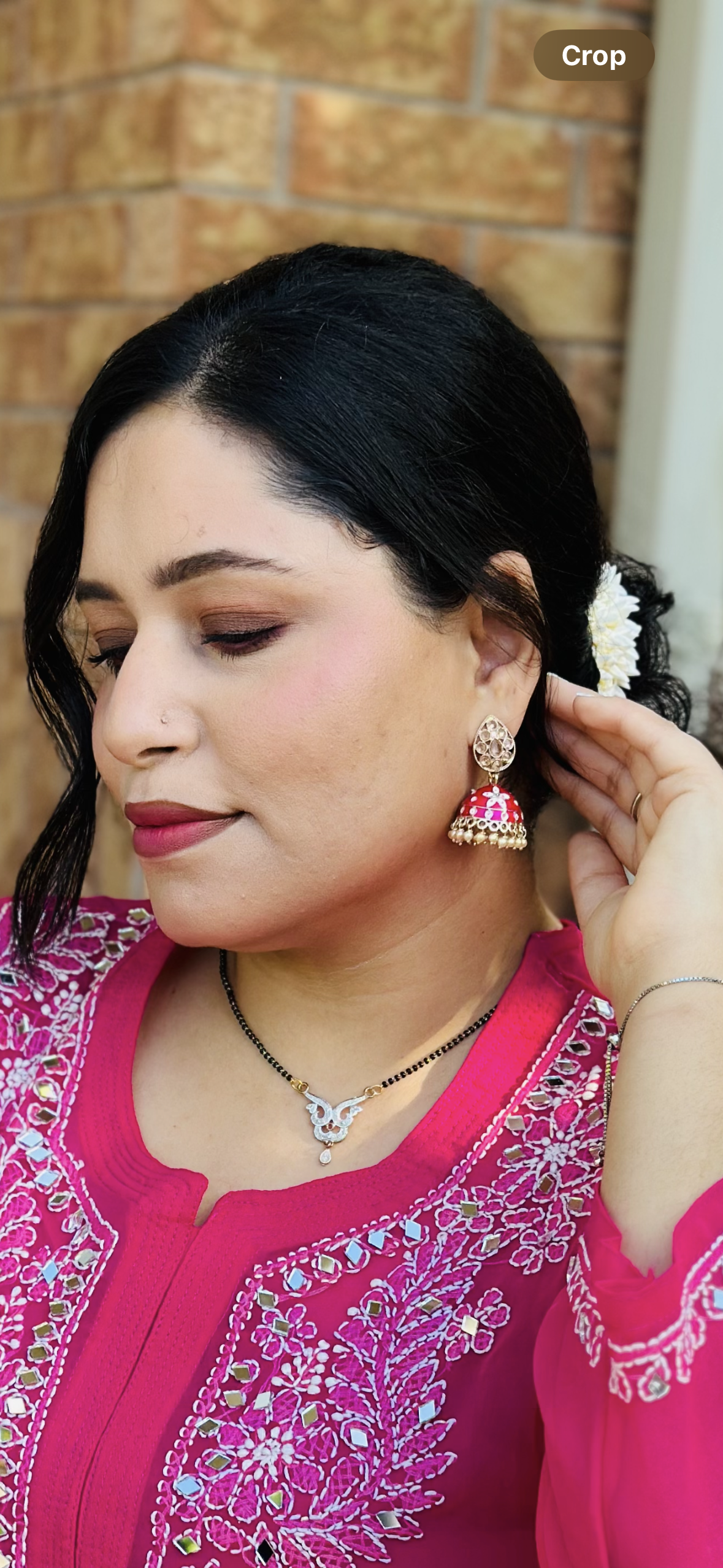 Traditional jhumkis